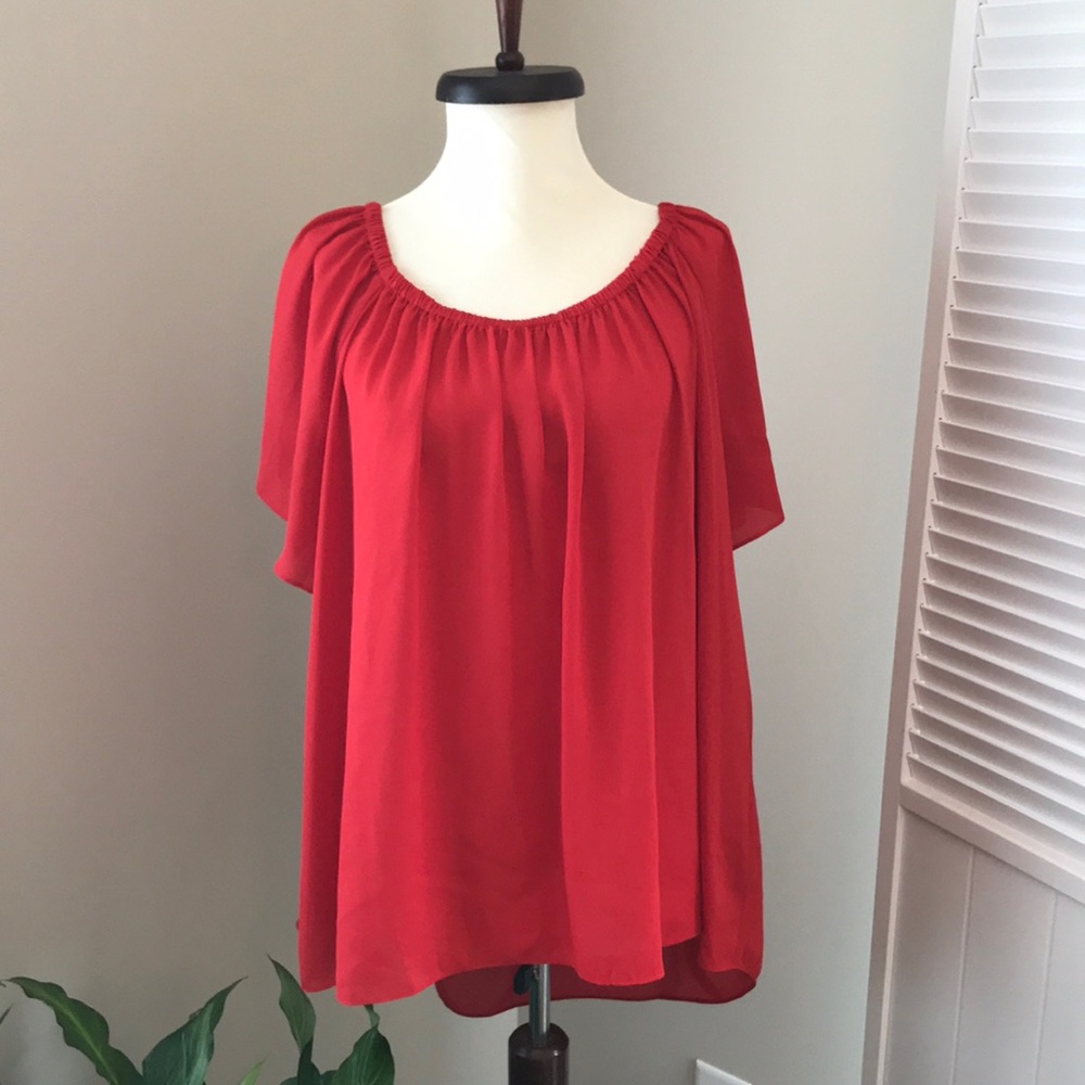 Gently worn - XL - Vince Camuto Top - Red